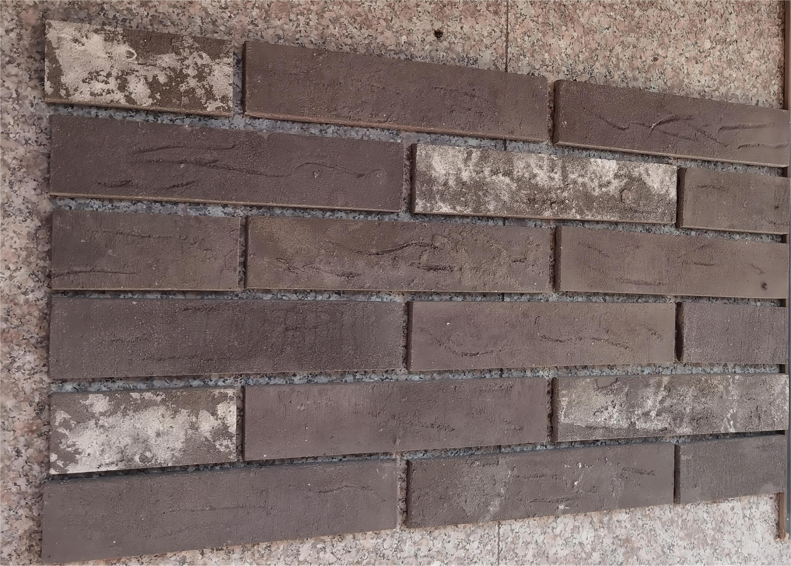 New hand made brick slips, face bricks for exterior wall 