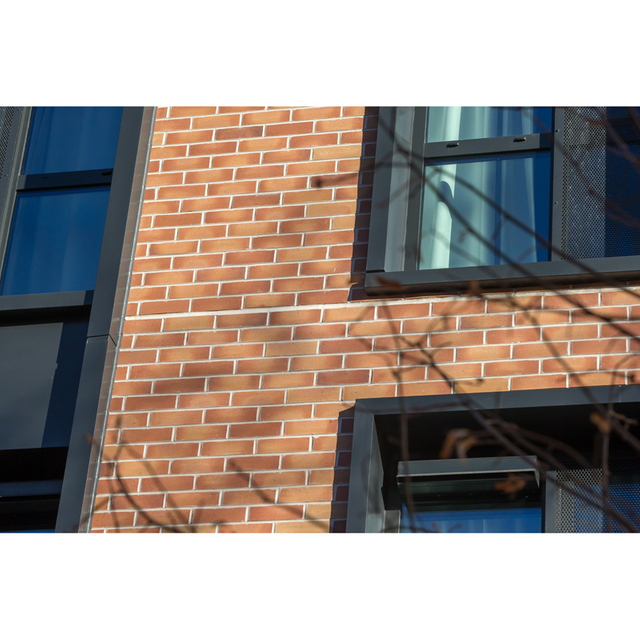 Building wall clinker bricks, facade wall brick system 