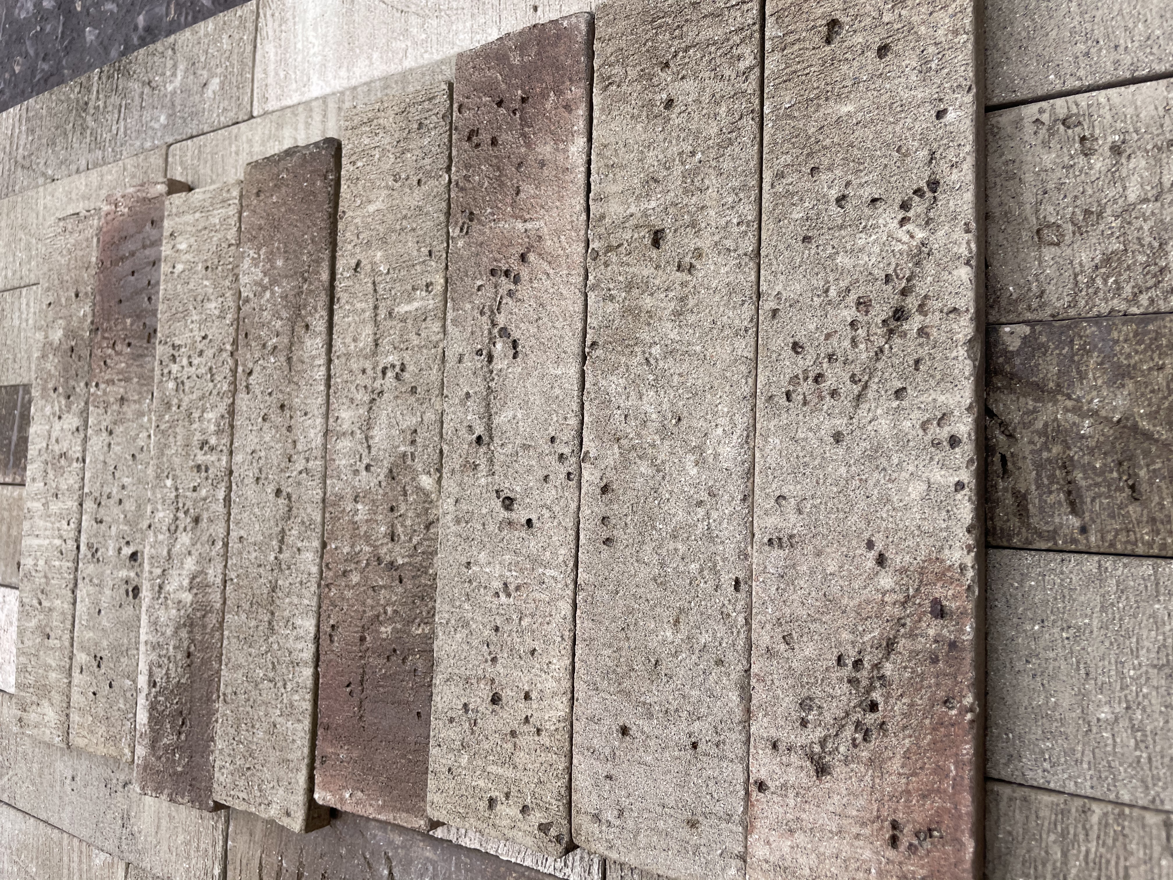 Curtain wall clay made face bricks, outside wall bricks slips 